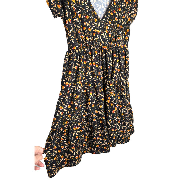 Urban Outfitters Julia Tiered Ruffle Cottagecore Ditsy Floral Prairie Mini Dress - Picture 5 of 12
